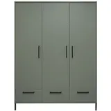 Mäusbacher Kleiderschrank Ole 148 x 195 cm Dekor Kiefer grün