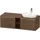 Duravit D-Neo Konsolenwaschtischunterbau wandhängend Nussbaum dunkel Matt 1400x550x459 mm - DE4950R3 DE4950R34210000