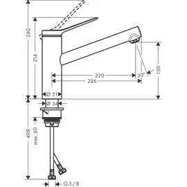 Hansgrohe Zesis M33 mattschwarz 74802670