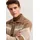 Bugatti Cardigan "Regular Fit", Herren, Gr. XL, 20, beige, Strick, 47% Polyacryl, 21% Polyamid, 16% Alpaka, 16% Wolle, gestreift, regular fit, Rippbündchen, Strickjacken, gestreift mit Knopfleiste & Kragen