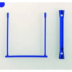 Top-Print Abheftbügel E-Clip   blau