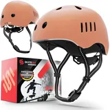SKATEWIZ Skaterhelm 49-53 cm Kinder bronze 2023