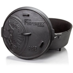 Petromax Schmortopf, Gusseisen, Dutch Oven aus Gusseisen ft12 mit Füßen – ft12