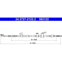 ATE Seilzug, Feststellbremse 24.3727-2122.2