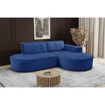 kaiser möbel Ecksofa Modernes L-förmiges Designer-Ecksofa Modena Soft blau