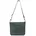 Leather Crossover Schultertasche Pine Green
