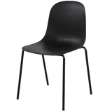 Stapelstuhl stapelbar  ¦ schwarz ¦ Maße (cm): B: 51 H: 85