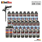 Brunnenschaum 15 x 750ml Bauschaum 2 x Reiniger Montageschaum Schaum Pistole