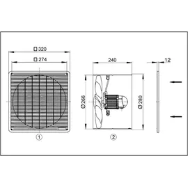 Maico Ventilator DZF 25/4 D