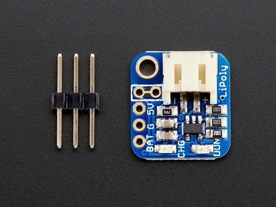 Adafruit LiIon/LiPoly Backpack Add-On für Pro Trinket/ItsyBitsy