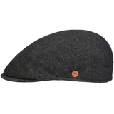 Mayser Sidney Flatcap Schirmmütze Wollmütze Made in EU Herren Sommer Winter anthrazit 57 cm - 57