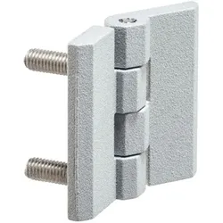 Scharniere, mit Anschraubgewinde/mit Befestigungsgewinde | b1=50 mm / Zink-Druckguss, silber | 25160.0155