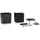 LECHUZA Cube 50 Komplettset 50 x 50 x 50 cm anthrazit metallic