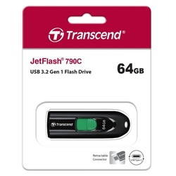 Transcend USB Stick 64GB JetFlash 790C USB 3.2 Gen. 1 USB-C USB-Stick