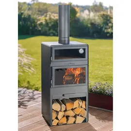 Cookking Terrassenofen Vento Plus, ca. B50/H150/T50 cm - Holzfach , Kleinmöbel