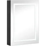 vidaXL LED-Spiegelschrank fürs Bad 50x13x70 cm