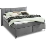 set one by Musterring Boxspringbett Dixon 180 x 200 cm Stoff Grau Anthrazit