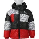 Skijacke für Kinder Peak Mountain Eleo grau|rot 110 cm