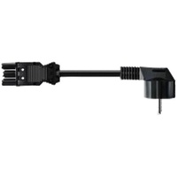 Bachmann Gerätezuleitung Kabel Schuko GST18, 1.5m, schwarz (375.000)