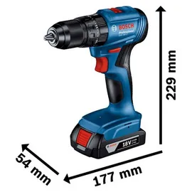 Bosch GSB 18V-45 inkl. 3 x 4,0 Ah + GAL 18V-40 L-Case