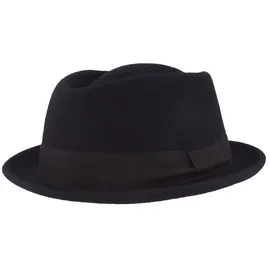 Breiter Filzhut blau M
