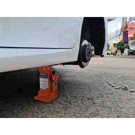 Perel Wagenheber Stahl 10 Tonnen orange