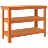 vidaXL Werkbank Wachsbraun 110,5 x 50 x 80 cm Massivholz Kiefer