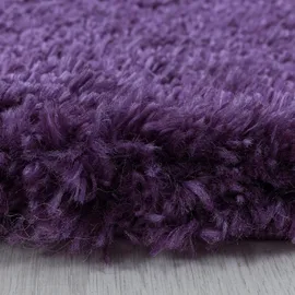 Ayyildiz Fluffy 3500 Hochflorteppich 80 x 150 cm lila
