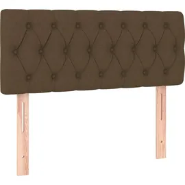 vidaXL Boxspringbett 100 x 200 cm Dunkelbraun