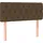 vidaXL Boxspringbett 100 x 200 cm Dunkelbraun