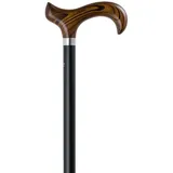 Gastrock Sauer Gehstock Leichtmetall-Derby schwarz