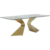 Kare Design Tisch Gloria Gold, 100x200cm
