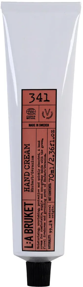 L:A Bruket HAND CREAM RHUBARB/GERANIUM 70 ml