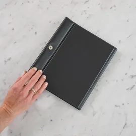 Rillstab A5 Querformat Tisch-Flipchart – 4 Ringe, 10 hüllen,