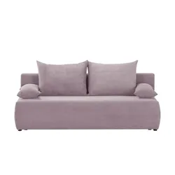 Schlafsofa  Libia , rosa/pink , Maße (cm): B: 200 H: 90 T: 91