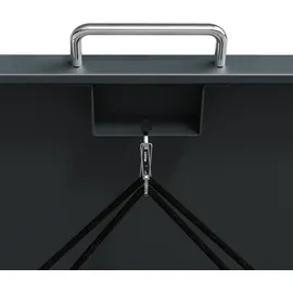 Westmann Mülltonnenbox Lacina 80 x 68 x 116 cm anthrazit
