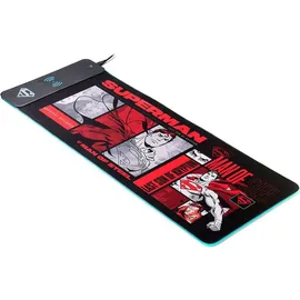 Numskull Games Superman XL RGB Gaming-Mauspad Rot/Schwarz