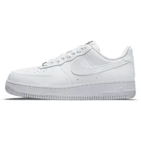 Nike Air Force 1 '07 SE Suede Damen White/Black/Metallic Silver/White 42