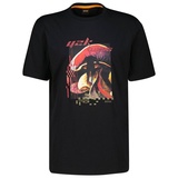 Boss T-Shirt mit Motiv-Print Modell 'Mushroom', Black, XXL