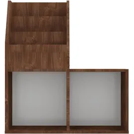 vidaXL Kinderregal Eiche 71 x 30 x 78,5 cm braun