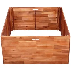vidaXL Garten-Hochbeet Akazienholz 100x100x50 cm