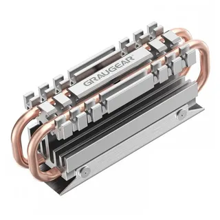 GRAUGEAR Passiver Heatpipe Kühler für M.2 2280 SSD