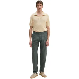 Marc O'Polo Leinenhose mit Gürtelschlaufen Modell 'OSBY jogger Oliv, 32/32
