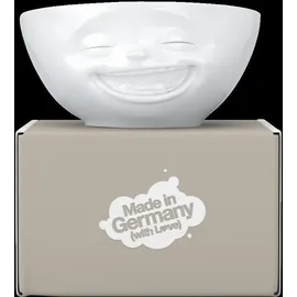 Fiftyeight Schale „Lachend" weiß, 350ml,