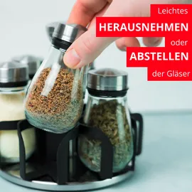 Westmark Lissabon Gewürzstreuer 18 cm Silber unbefüllt