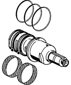 Hansa Thermostat-Regelteil DN 20, z Temperaturregel., o. Mengenreg.