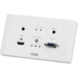 ATEN VanCryst VE2812AT HDMI & VGA HDBaseT Transmitter with EU Wall Plate / PoH