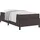 vidaXL Boxspringbett 100 x 200 cm Dunkelbraun