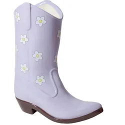 DOIY Vase Rodeo Cowboy Boot lila