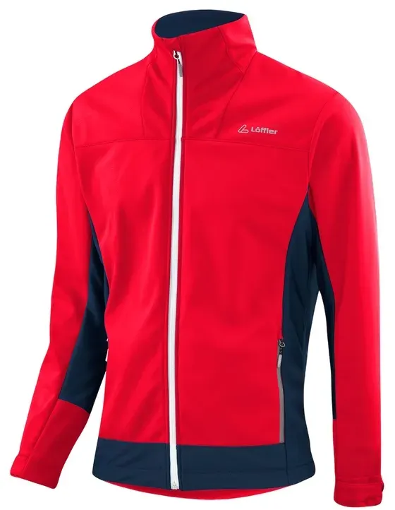 Löffler Softshelljacke Calido Windstopper Warm (winddicht, warm und isolierend) rot Herren